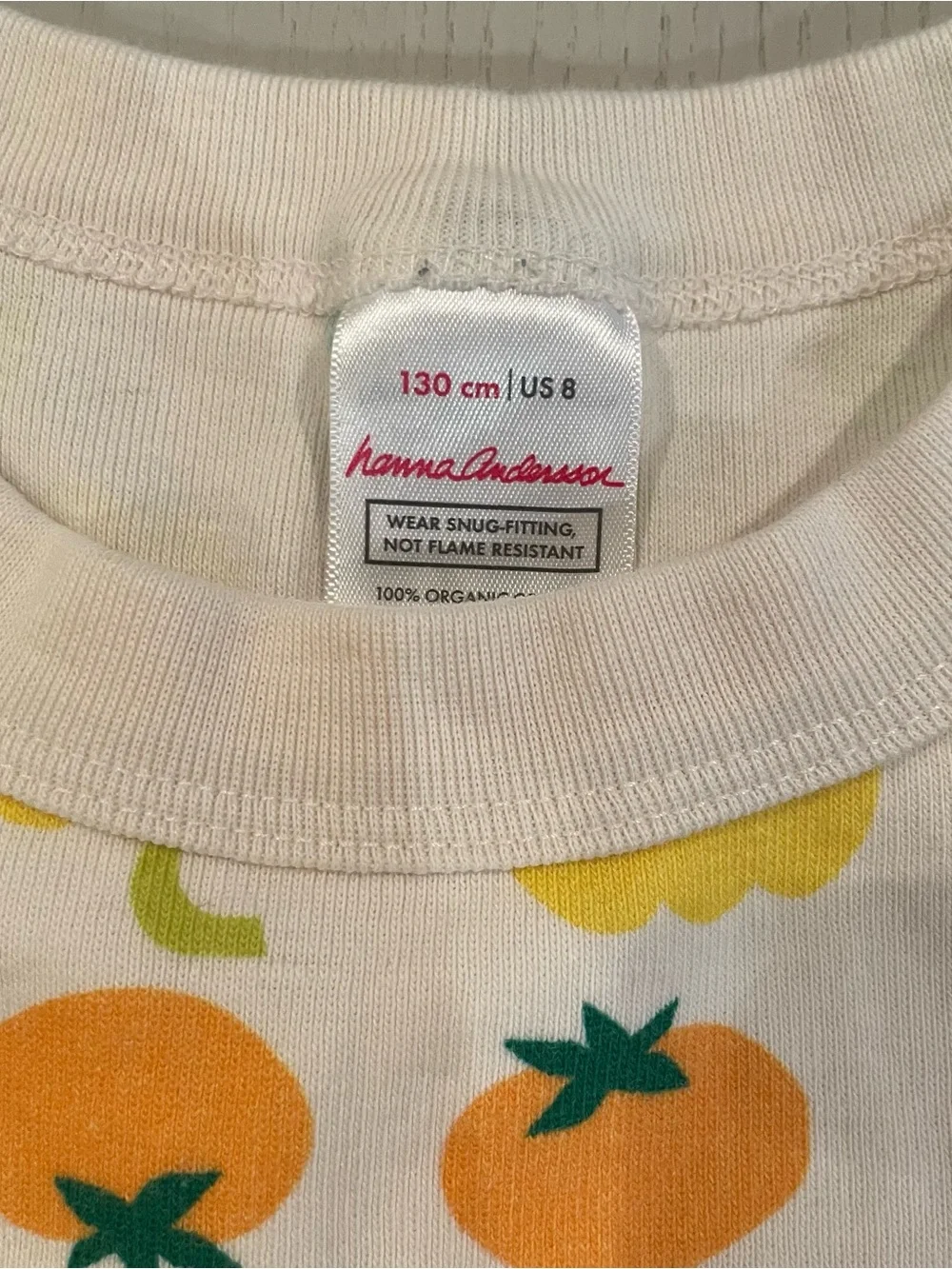 Hanna Andersson HannaJams Short John Pajama Set (Vegetable Garden Earth) - 8 130